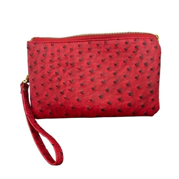 Leather clutch crossbody Small bag purse New - Picture 4 of 7